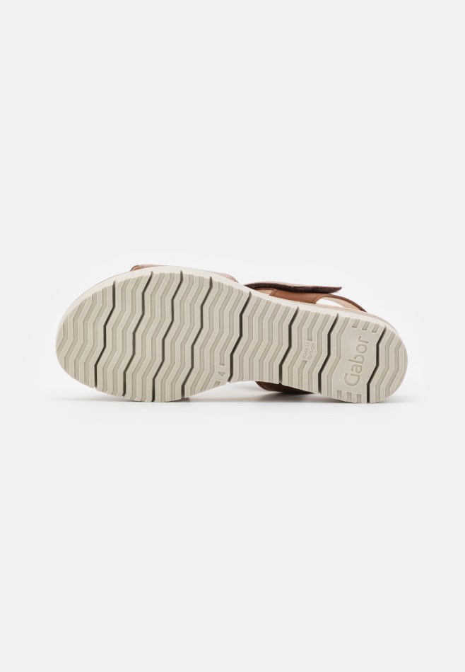 Gabor Lapin/soie/cacahuète | Sandales à Plateforme Exclusives